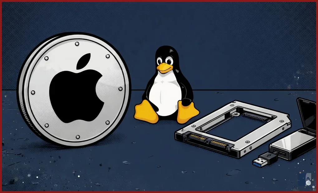Partição do Mac no Ubuntu