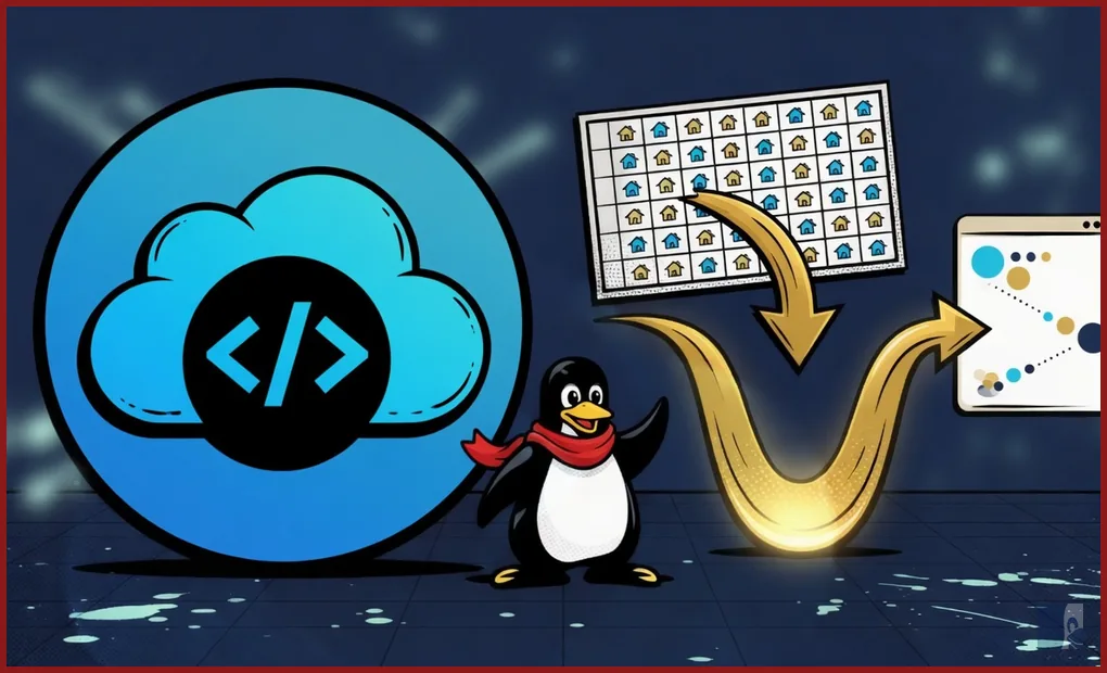 Machine Learning de ponta a ponta: Tux, nuvem KodeKloud e o vale da loss
