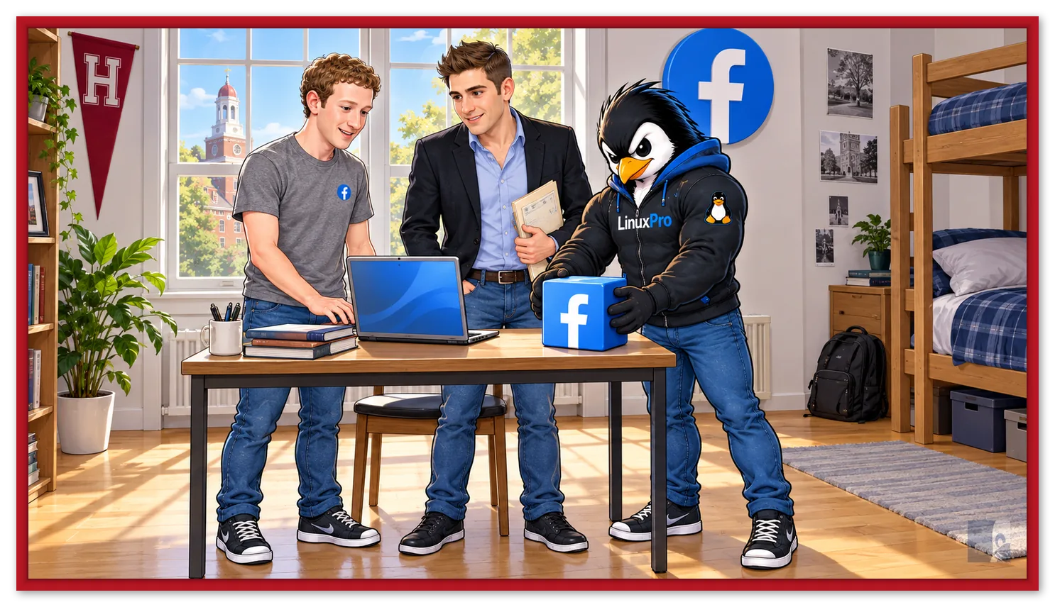 A história de Zuckerberg e Saverin: o quarto e o cubo