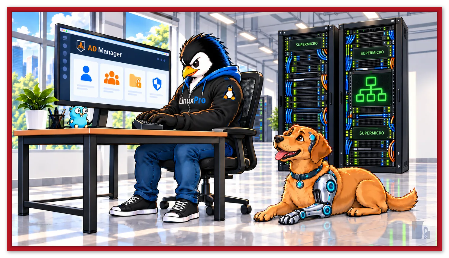 AD Manager: Active Directory e Samba 4 pelo navegador, desktop e CLI